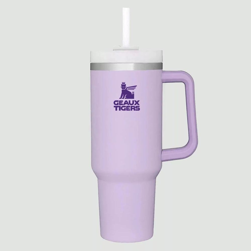 40oz Purple & Gold Insulated Tumbler